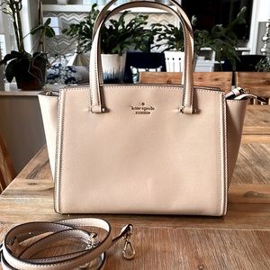 Kate Spade beige satchel